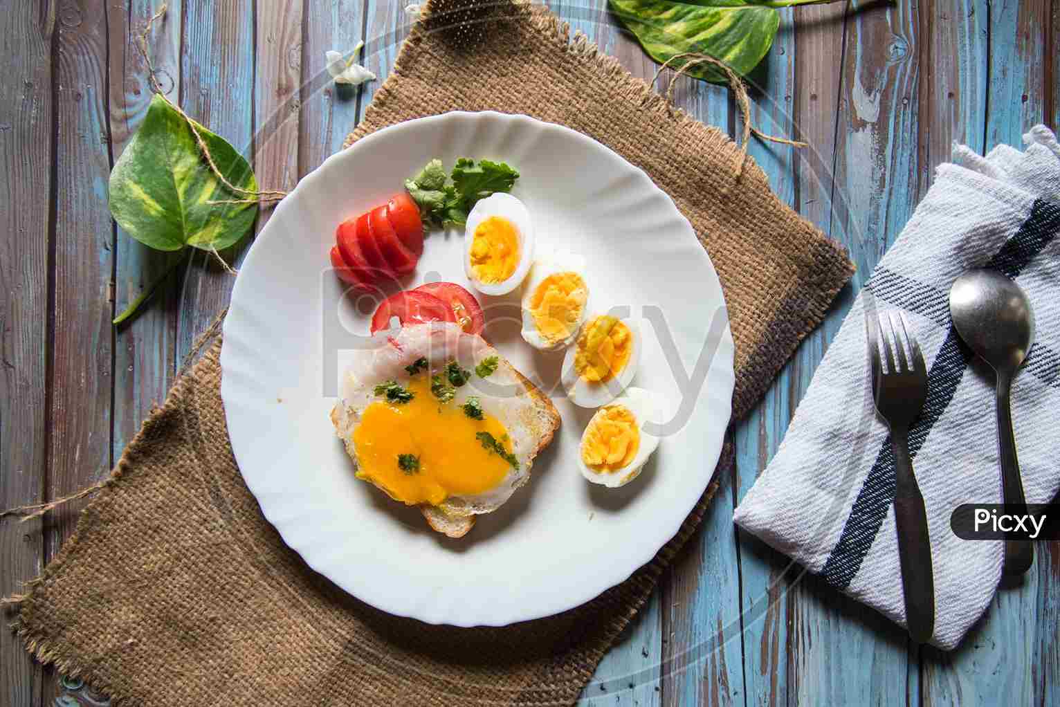 Farm fresh eggs in hand